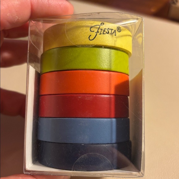 Fiesta Vibrant Napkin Ring Collection - Picture 3 of 3